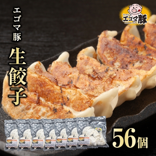 川合精肉店 エゴマ豚 生餃子 56個 TB1-58 