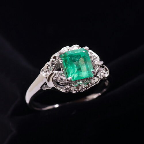 エメラルド リング 1ct SV925 （14425） 620516 - 山梨県甲斐市