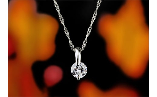 ダイヤモンド ペンダント 0.2ct K18WG 超目玉品 SIクラスHカラーカード式鑑定書付 （21261）[山梨 ペンダント ネックレス ダイヤモンド ゴールド ジュエリー] 624101 - 山梨県甲斐市