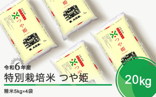 令和5年7月下旬発送 つや姫 20kg 精米 令和4年産