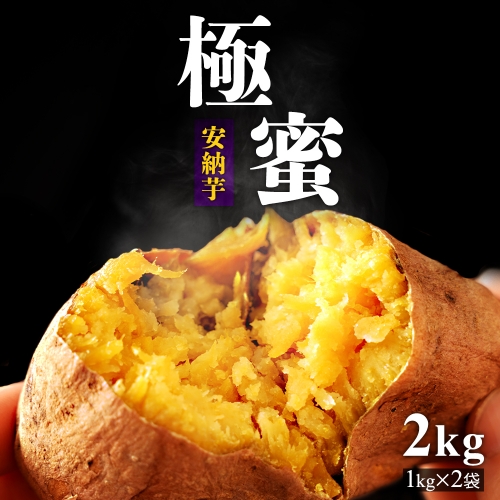 極蜜安納芋の焼き芋【1kg×2袋】 627640 - 鹿児島県大崎町