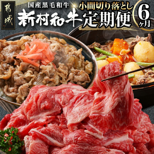 黒毛和牛!小間切り落とし6ヶ月定期便≪1.2kg×6回≫_TAC6-4201 628569 - 宮崎県都城市