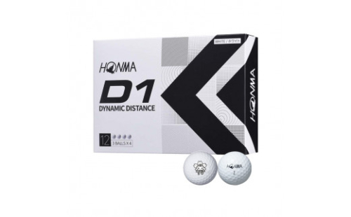 [ゴルフボール] HONMA D1 DYNAMIC DISTANCE 1ダース もとまるプリント [0878] 629232 - 岐阜県本巣市