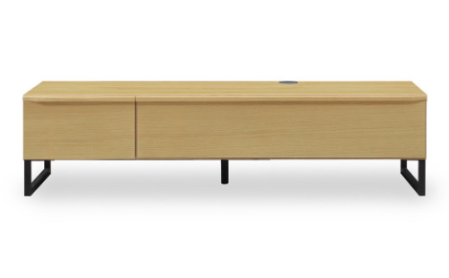 ムーブN テレビボード 140-1段 突板・脚タイプ【ウォールナット/オーク】 テレビ台 家具 インテリア 631991 - 福岡県柳川市