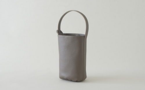 No.293-01 purr（パー） three | SMALL onehandle bag(taupe) ／ バケツ型バッグ 革製品 ソフトシュリンク 牛革 兵庫県 632157 - 兵庫県川西市