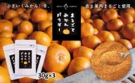 まるごと みかん パウダー 30g × 3袋 | フルーツ 果物 くだもの 柑橘 ミカン みかんパウダー ミカンパウダー 熊本県 玉名市