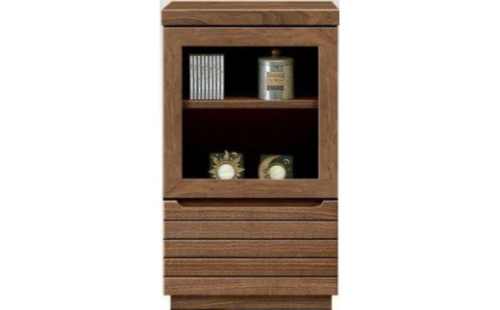高級キャビネット無垢グラナーダ(シェルフ,完成品)幅48cm ウォールナット 634674 - 福岡県大川市