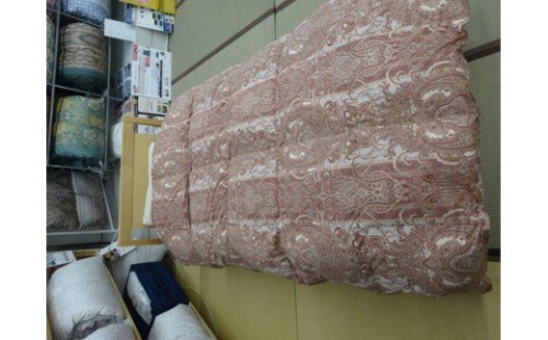 明治6年創業　ワタセのやわらか羽毛ふとん（ピンク）【CW49U】 63547 - 滋賀県近江八幡市