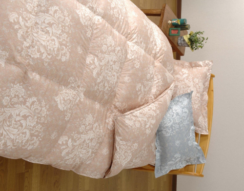 明治 6年創業　ワタセの最高品質羽毛ふとん（ブルー）（ポーランド・ホワイトマザーグースダウン　95%）【CW52W】 63550 - 滋賀県近江八幡市