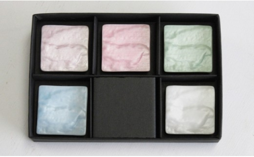 ARITA PORCELAIN LAB(アリタポーセリンラボ) スレート箸置セット 有田焼 かわいい モダン カラフル パステルカラー A30-353 636897 - 佐賀県有田町