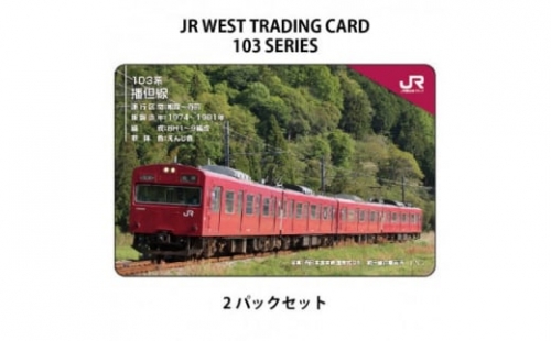 JR西日本トレーディングカード103系シリーズ2パックセット(1パック2枚入り)【1383161】