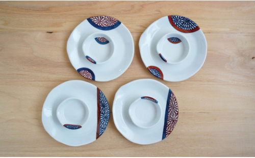 有田焼 取り皿と千代口のセット4種（タコ唐草）やきもの工房こすず 35000円 3.5万円 A35-445 649780 - 佐賀県有田町