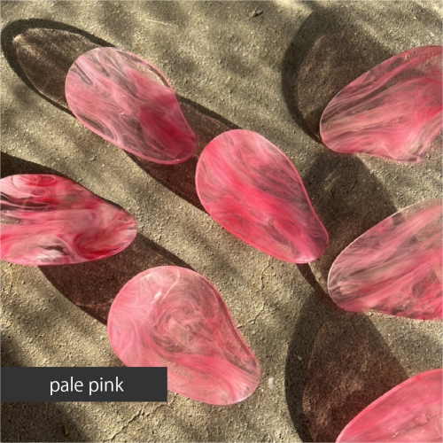 アクリル製 ヘアクリップ ヘアアクセサリー pale pink（ペールピンク） eME　peta 651097 - 大阪府河内長野市