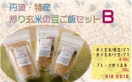 丹波・特産　炒り玄米の豆ご飯セットB