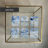 アクリル製 ヘアコーム pale blue（ペールブルー） ヘアアクセサリー eME　tayu