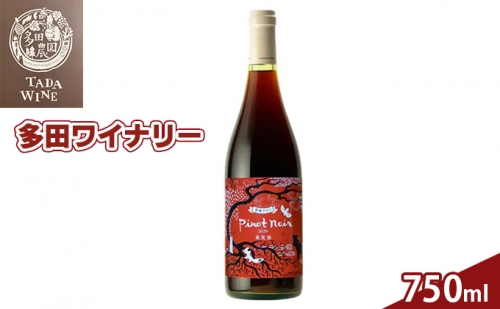 多田ワイナリーの野生酵母 赤ワイン「ピノ・ノワール2020」