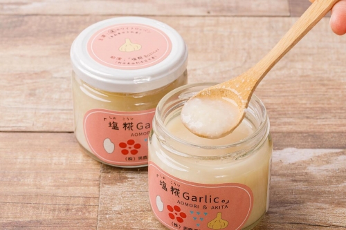 香り抜群のにんにく発酵食品 「塩糀 Garlic。」AOMORI & AKITA　3個セット 670649 - 秋田県男鹿市