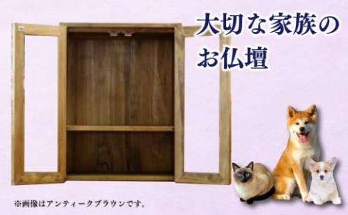 ペット の お仏壇 取外し可能棚 メモリアルハウス 37x22x45cm 国産 木製 ひのき ハンドメイド