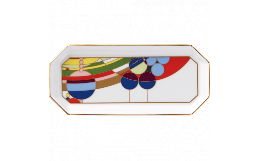 【ふるさと納税】フランク・ロイド・ライト デザイン テーブルウェア(マーチバルーンズ)18.5cmトレイ H1017