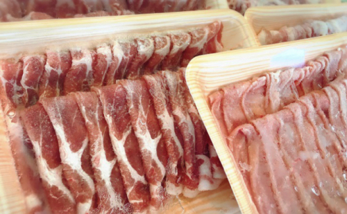 北海道日高町富川産バイオ豚肉セット約1.2kg 67374 - 北海道日高町
