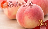 福島の桃 あかつき 3kg（6～10玉） 【あかい果樹園】 先行予約 フルーツ 果物 もも モモ momo F20C-689