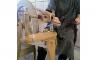 北海道士別市サフォーク羊毛手紡ぎ体験【1名様紡ぎ講習・昼食込】