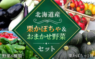 【2025年8月下旬より発送】栗かぼちゃ1個とおいしい野菜おまかせセット（栗かぼちゃ1個と野菜6種類） 【 ふるさと納税 人気 おすすめ ランキング 野菜 セット かぼちゃ 南瓜 北海道 厚沢部 送料無料 】 ASO009