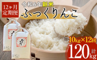 【令和6年産 新米】北海道厚沢部産ふっくりんこ120kg（10kg×12ヶ月連続お届け）  【 ふるさと納税 人気 おすすめ ランキング 米 ご飯 ごはん 白米 ふっくりんこ 精米 つや 粘り 北海道 厚沢部 送料無料 】 ASG037