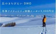 丘のまちびえいDMO　冬季アクティビティ体験クーポン3,000円[010-148]
