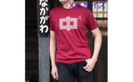 ナカガワTシャツ〈バーガンディ【XLサイズ】〉