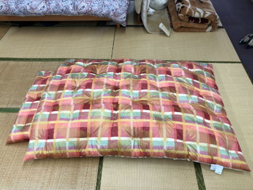 中級もめん綿入り布団　２枚　掛敷セット（お客様用に最適）【CW39W】 68739 - 滋賀県近江八幡市