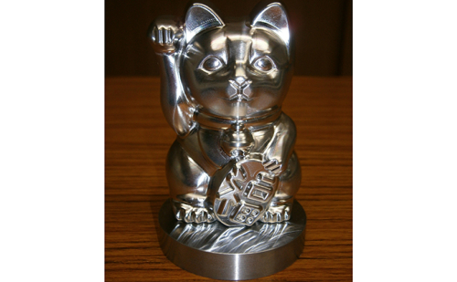 招き猫のペーパ−ウェイト 雑貨 日用品 文房具  68783 - 静岡県森町