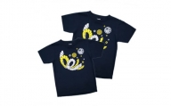 AI-009 馬コたづなTシャツ（紺色／キッズサイズ）2枚セット