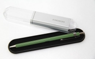 【漆塗り】溜塗ボールペン（黄緑） ／ キノシル 漆製品 ペン 筆記用具 シンプル
