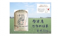 【令和5年産】米 玄米 ひとめぼれ 宮城県 登米市産 30kg