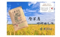 [令和5年産]宮城県登米市産ササニシキ玄米 30kg