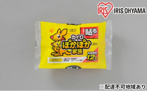 カイロ（240枚）ぽかぽか家族 貼るレギュラー 10P（PKN-10HR）×24箱 アイリスオーヤマ 雑貨 日用品 使い捨て 