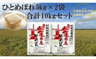 【冷蔵米】令和５年宮城県登米市産「ひとめぼれ」5kg×2袋 合計10kgセット