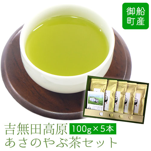 吉無田高原あさのやぶ茶セット(100g×5本入り) お茶乃のぐち 《30日以内に出荷予定(土日祝除く)》 熊本県御船町 69276 - 熊本県御船町