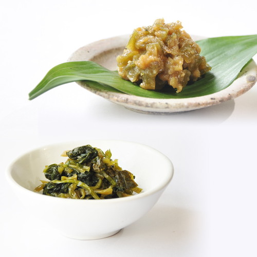 わさびの醤油漬け&味噌漬け(各2個セット) 和歌山県印南町産 69378 - 和歌山県御坊市