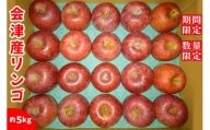 サンふじ 5kg (季節の果物)｜2024年 りんご リンゴ フルーツ 果物 産直 会津産 数量限定 [0402]