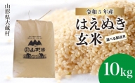 令和5年産 大蔵村 はえぬき 【玄米】 10kg （10kg×1袋）