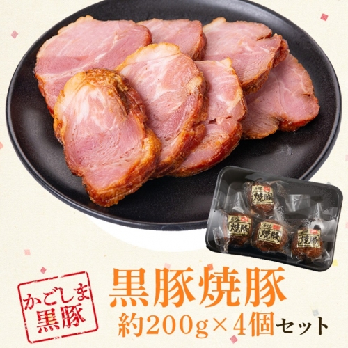 黒豚焼豚セット（4個入） 695217 - 鹿児島県肝付町