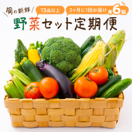 定期便 旬の新鮮野菜セットB【年6回】たっぷり13品以上