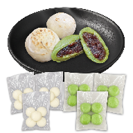 杵つき丸餅3P＆粒あん入りよもぎ餅3Pセット ：B105-026