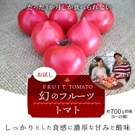 [お試し]たった3ヶ月しか食べられない 幻のファーストトマト 約700g