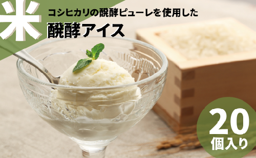 日本初 米醗酵アイス  バニラ（80ml）×20個 牛乳・卵不使用 | 茨城県 常陸太田市 アイス アイスクリーム デザート 美味しい おいしい 日本初 お米 醗酵 発酵 コシヒカリ 豆乳 アレルギー 乳 卵 優良 コンクール 農林水産大臣賞  JAグループ 6次産業化 商品コンテスト大賞 醗酵 甘さ 698189 - 茨城県常陸太田市