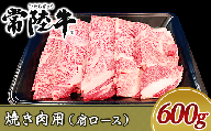 19-07黒毛和牛【常陸牛】焼き肉用600g（肩ロース）