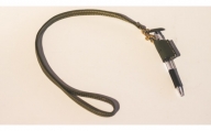 【minca】栃木レザーのネックストラップ付ペンホルダー 持ち歩きに便利 ペンホルダー+ストラップ/M/オリーブ　721