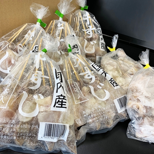 D−117.国産牛すじ串40本・アキレス小間切れ・豚足2本 70647 - 佐賀県佐賀市